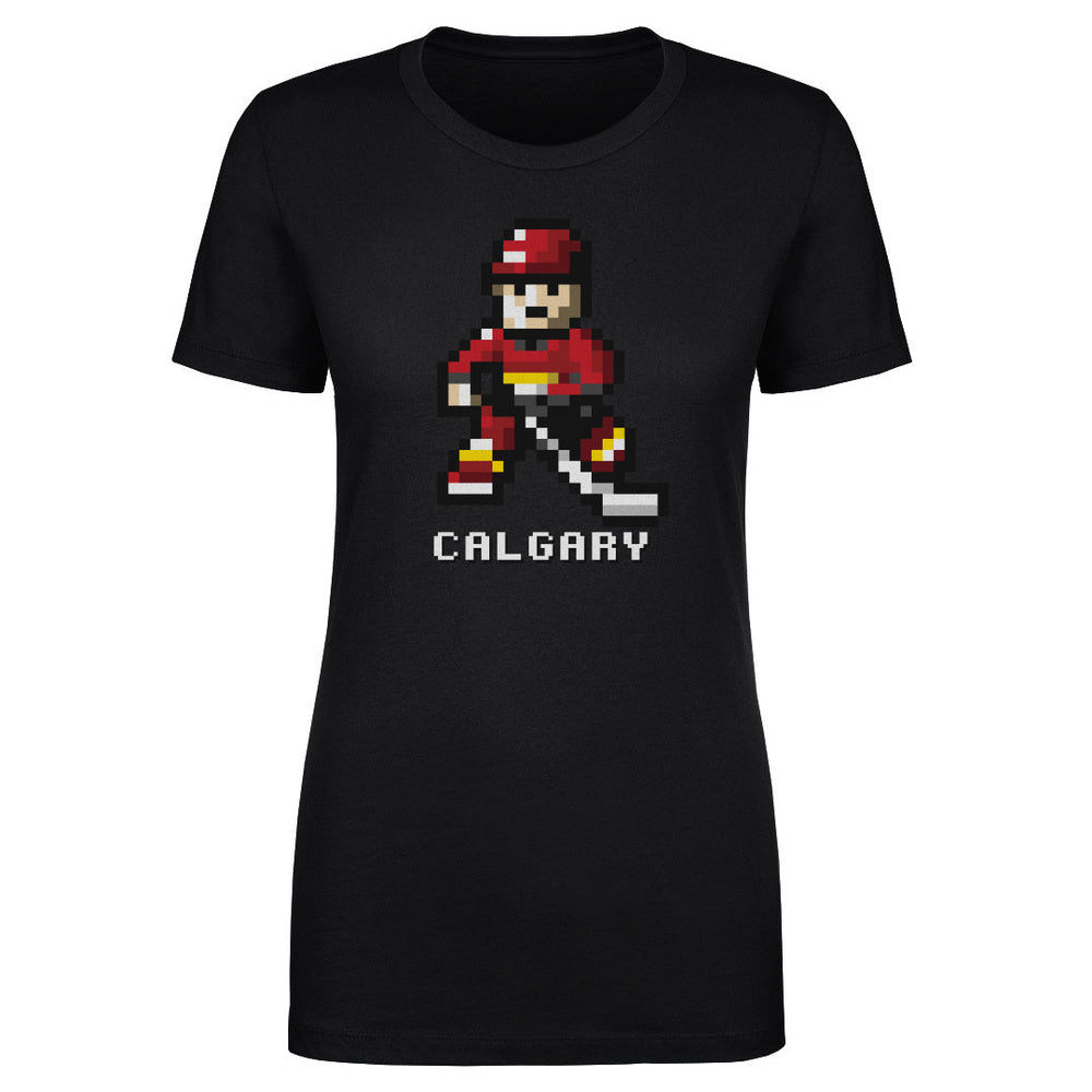 Calgary Hockey 8-bit WHT (ONLINE ORDER ONLY)