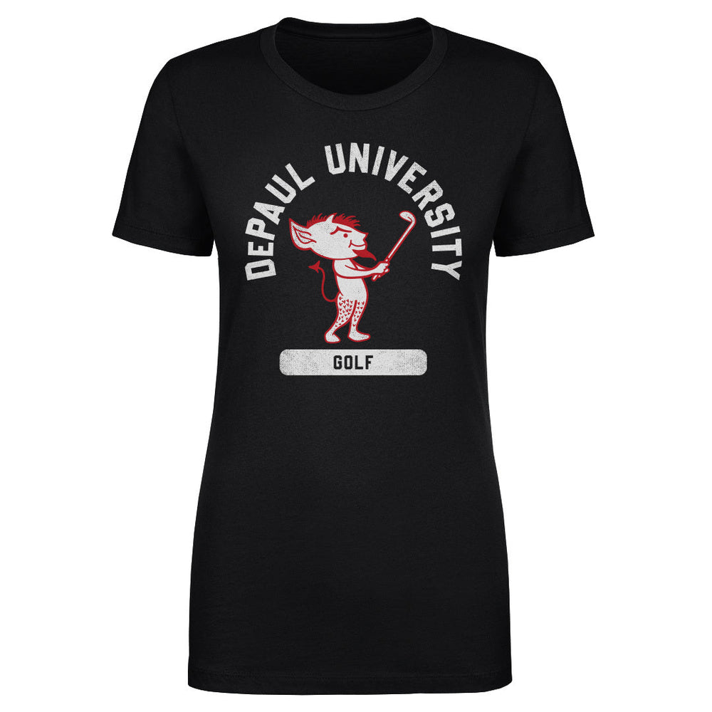 DePaul Blue Demons Mascot Golf WHT (ONLINE ORDER ONLY)
