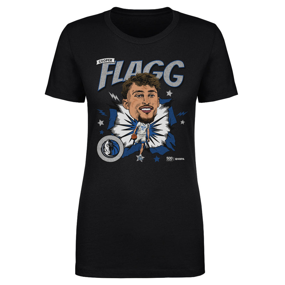 Cooper Flagg Dallas Mavericks Caricature WHT (ONLINE ORDER ONLY)