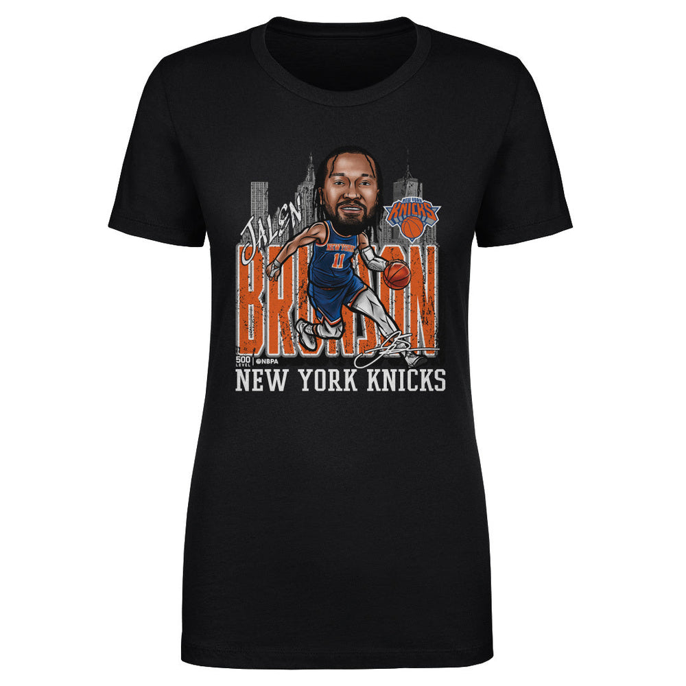 Jalen Brunson New York Knicks Cartoon City Cartoon WHT (ONLINE ORDER ONLY)