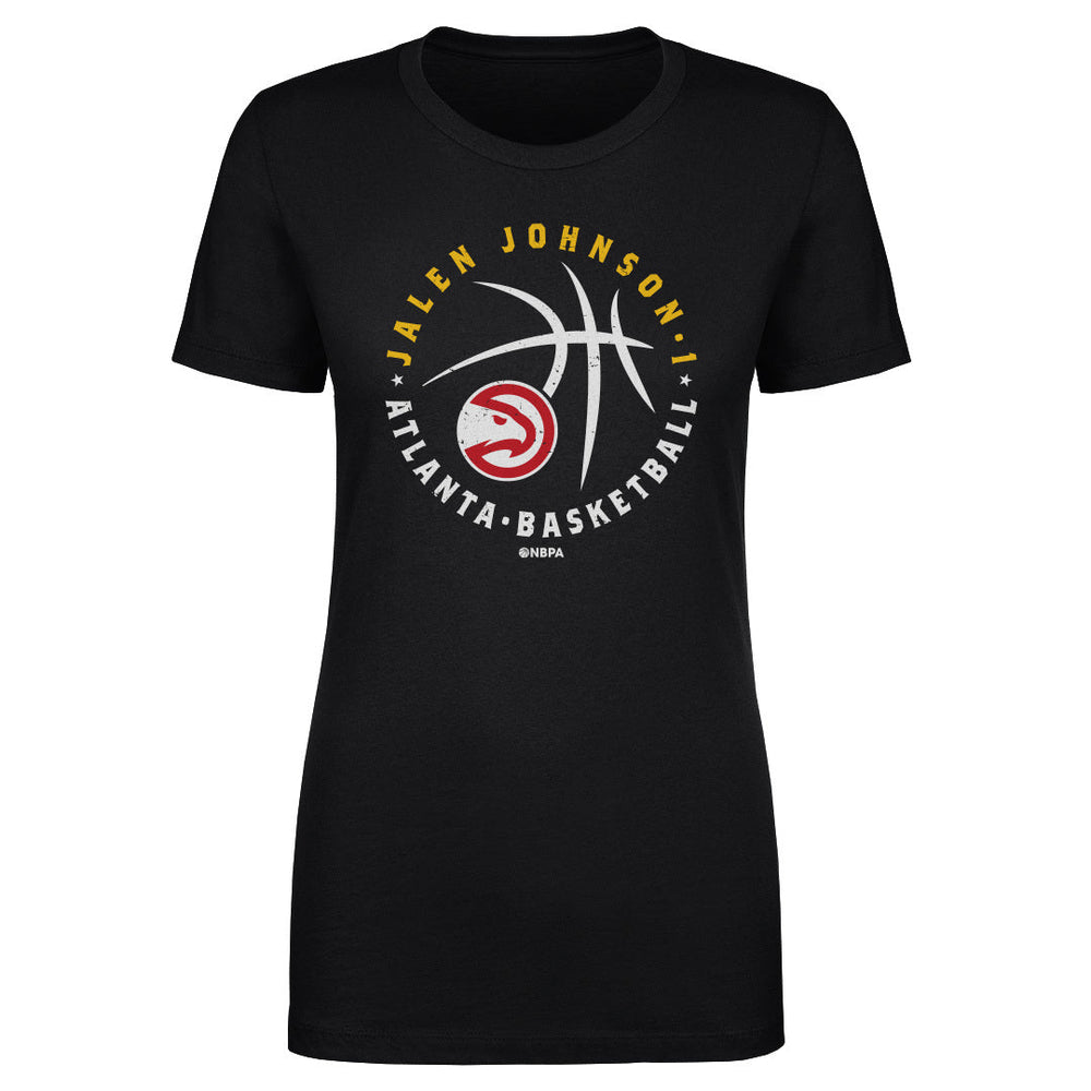 Jalen Johnson Atlanta Hawks Player Ball WHT (ONLINE ORDER ONLY)