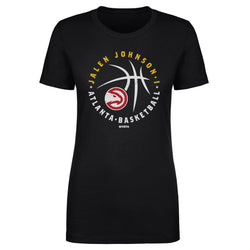 Jalen Johnson Atlanta Hawks Player Ball WHT (ONLINE ORDER ONLY)