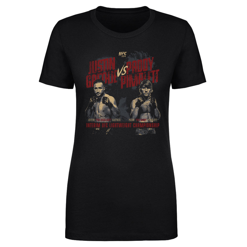 UFC 324 Gaethje Vs. Pimblett Match Up WHT (ONLINE ORDER ONLY)