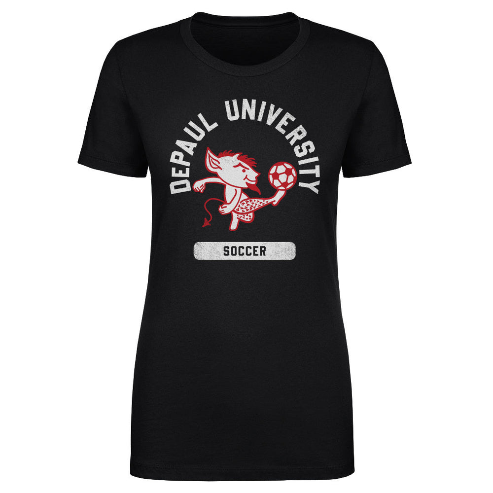 DePaul Blue Demons Mascot Soccer WHT (ONLINE ORDER ONLY)
