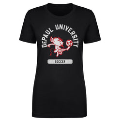 DePaul Blue Demons Mascot Soccer WHT (ONLINE ORDER ONLY)