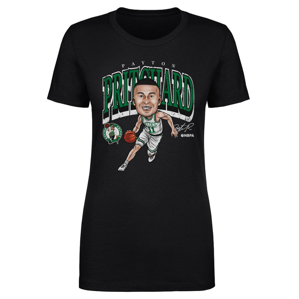 Payton Pritchard Boston Celtics Cartoon WHT (ONLINE ORDER ONLY)