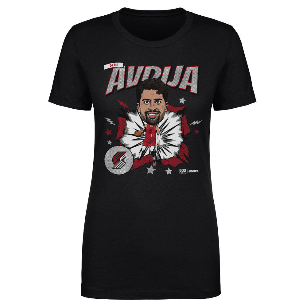 Deni Avdija Portland Trail Blazers Caricature WHT (ONLINE ORDER ONLY)