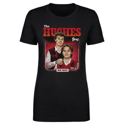 Luke Hughes & Jack Hughes New Jersey Step Brothers WHT (ONLINE ORDER ONLY)