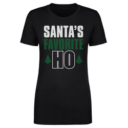 Christmas Santa's Favorite Ho WHT (ONLINE ORDER ONLY)
