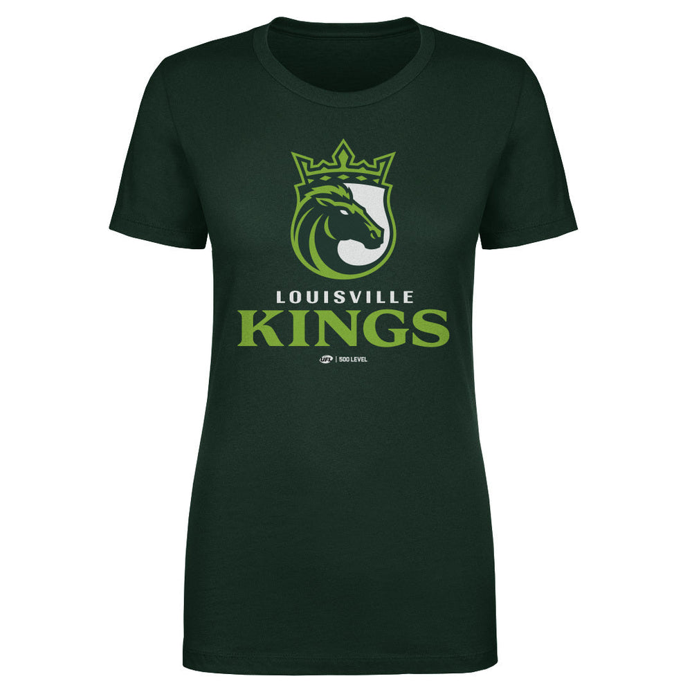 Louisville Kings Primary Logo WHT (ONLINE ORDER ONLY)