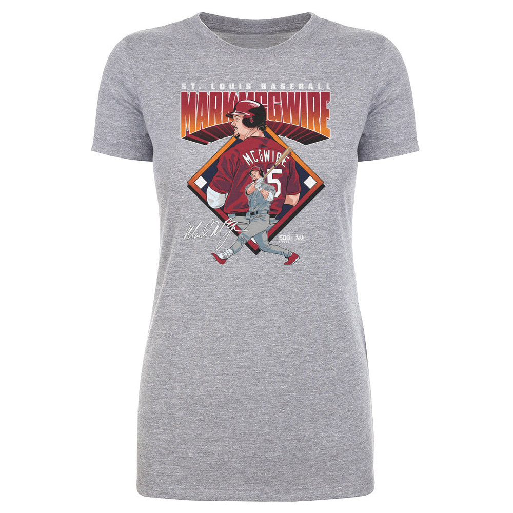 Mark McGwire St. Louis Baseball Diamond WHT (ONLINE ORDER ONLY)