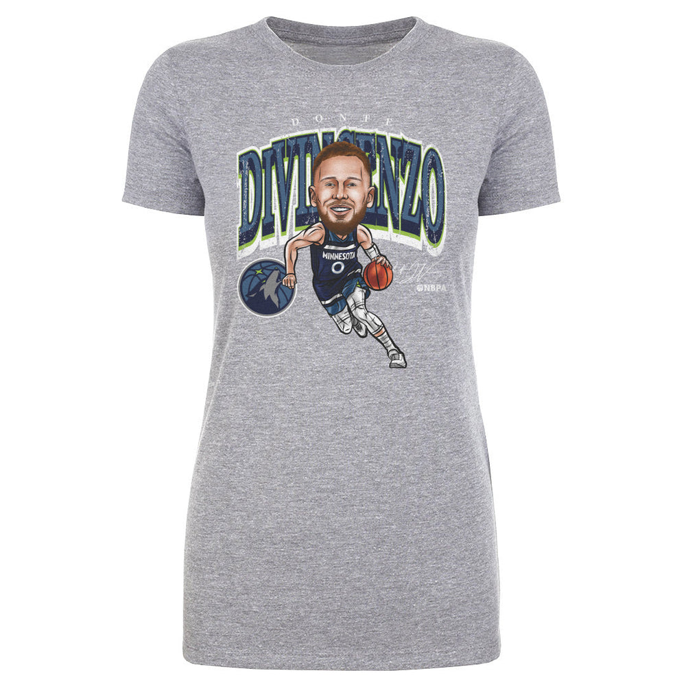 Donte DiVincenzo Minnesota Timberwolves Cartoon NBA WHT (ONLINE ORDER ONLY)