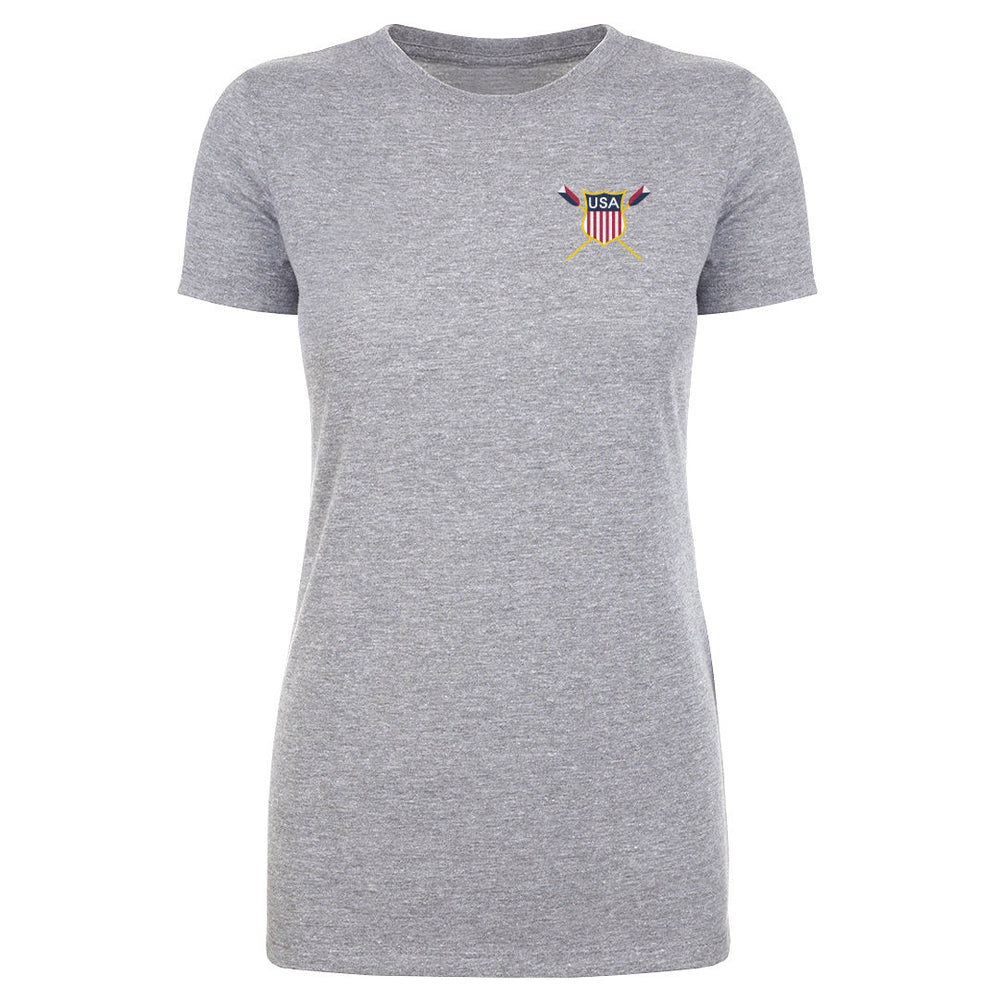 USRowing Emblem Pocket Color WHT (ONLINE ORDER ONLY)
