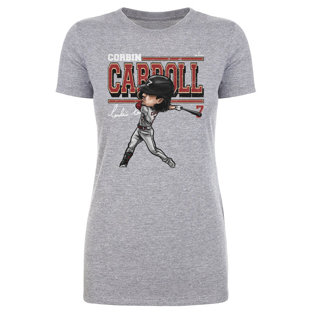 Corbin Carroll Arizona Cartoon WHT (ONLINE ORDER ONLY)