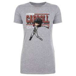 Corbin Carroll Arizona Cartoon WHT (ONLINE ORDER ONLY)