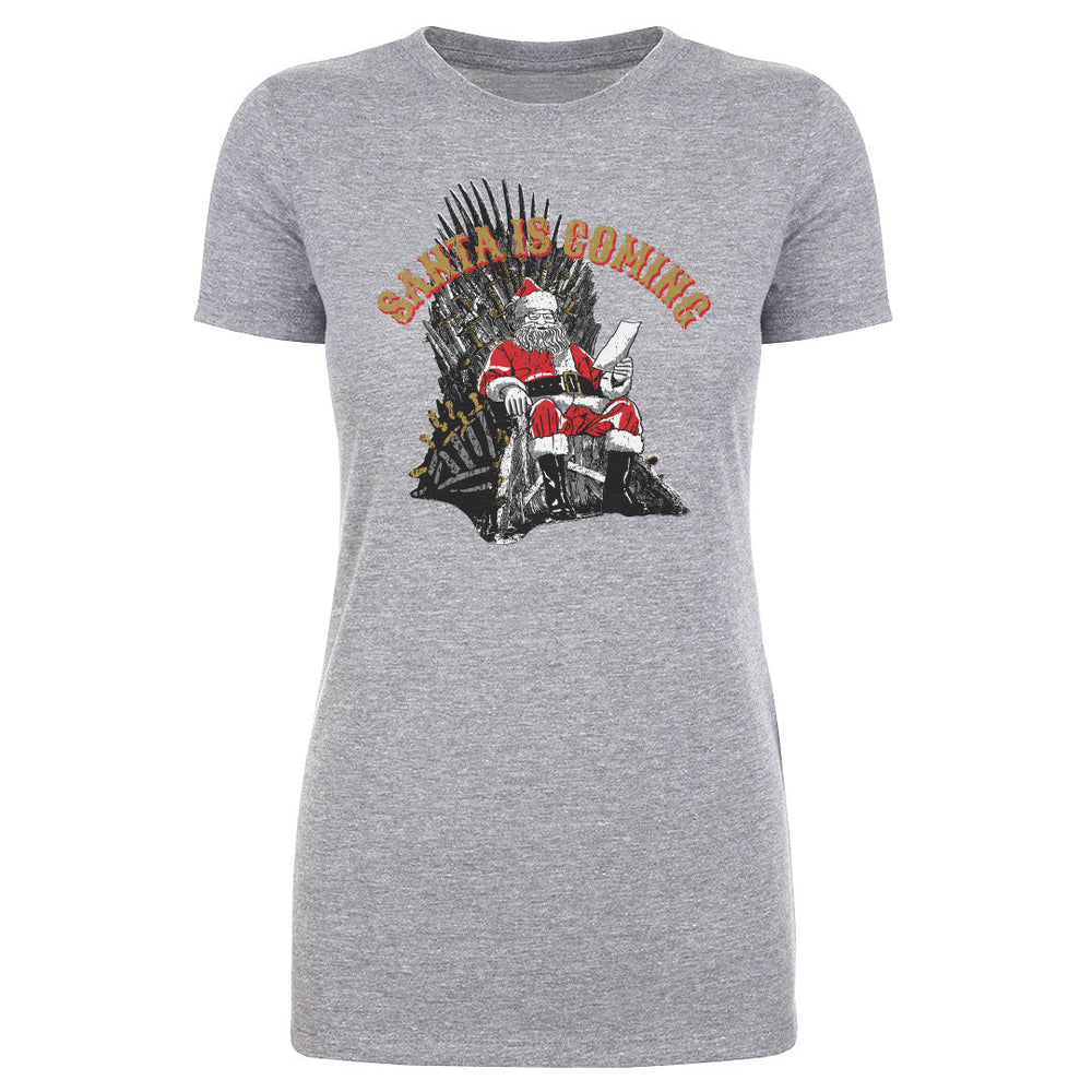 Christmas Santa Is Coming WHT (ONLINE ORDER ONLY)