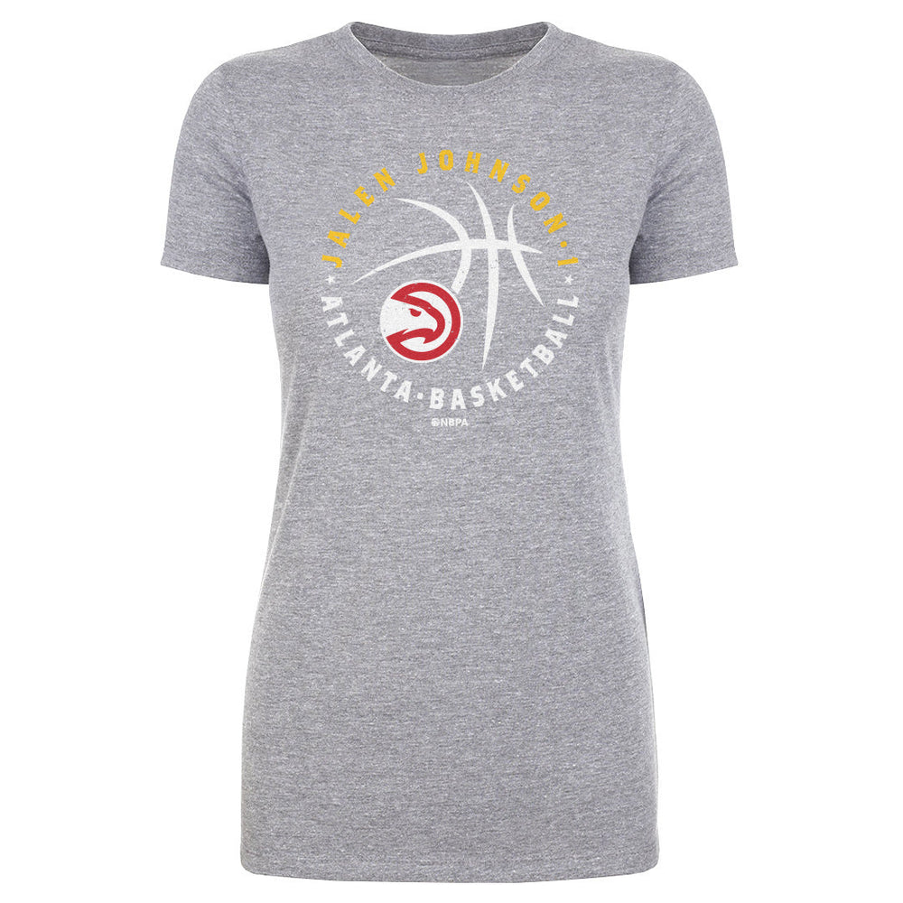 Jalen Johnson Atlanta Hawks Player Ball WHT (ONLINE ORDER ONLY)