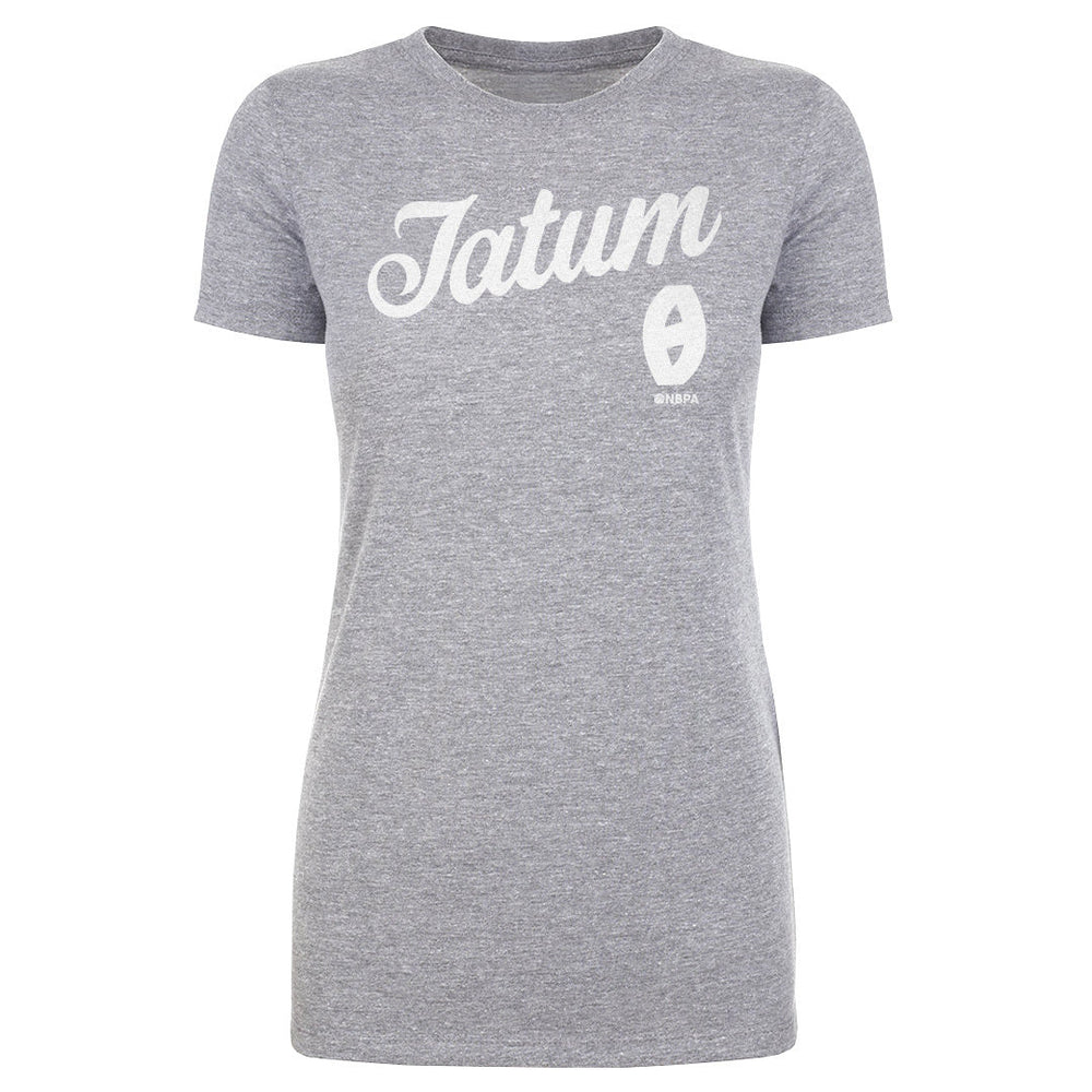 Jayson Tatum Boston Script WHT (ONLINE ORDER ONLY)