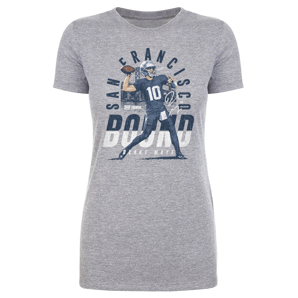 Drake Maye New England San Francisco Bound WHT (ONLINE ORDER ONLY)