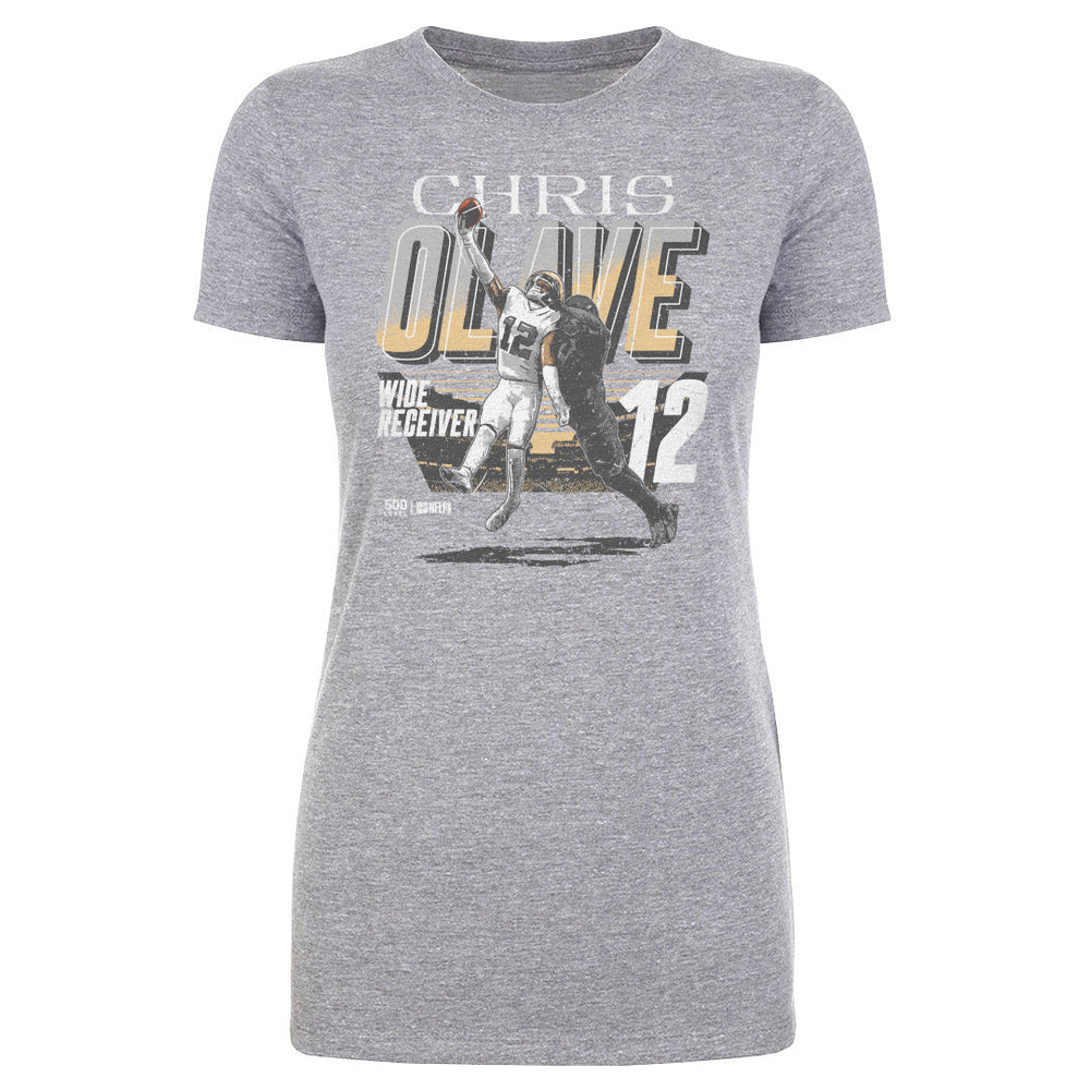 Chris Olave New Orleans One-Handed Catch WHT (ONLINE ORDER ONLY)