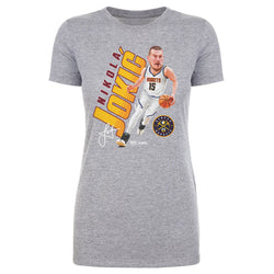 Nikola Jokic Denver Nuggets Caricature WHT (ONLINE ORDER ONLY)