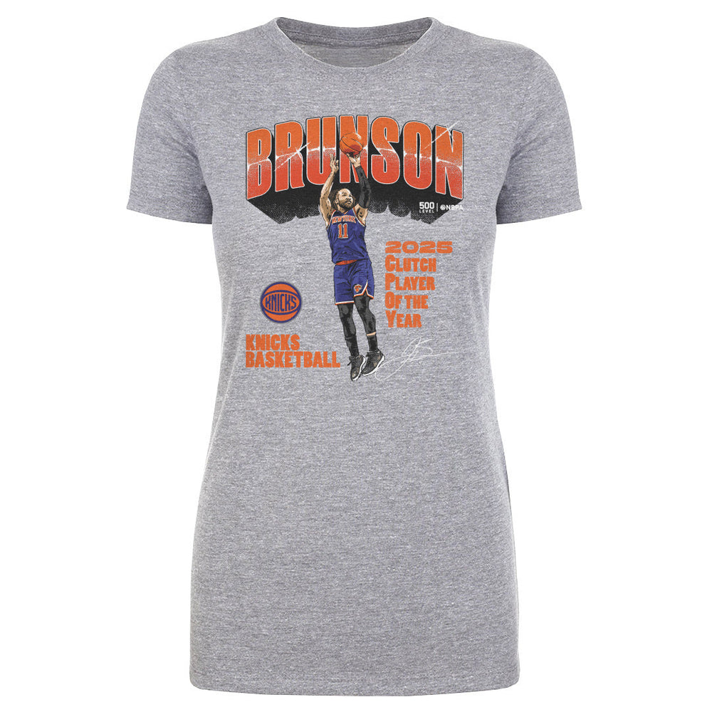 Jalen Brunson New York Knicks 2025 Clutch Player Of The Year WHT (ONLINE ORDER ONLY)