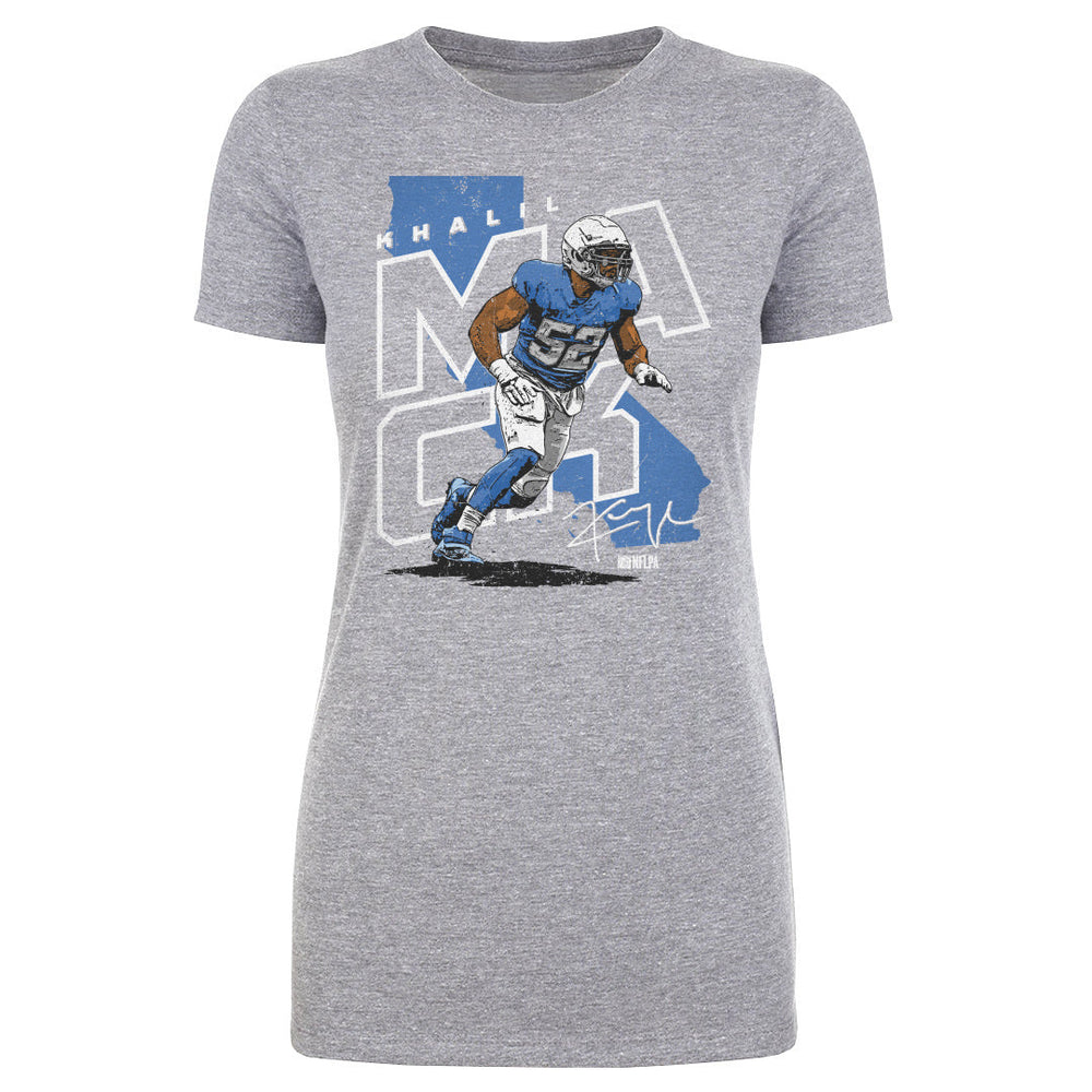 Khalil Mack Los Angeles C Player Map WHT (ONLINE ORDER ONLY)