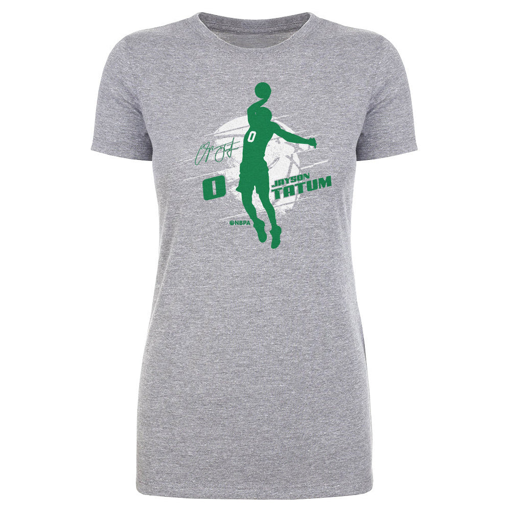 Jayson Tatum Boston Silhouette WHT (ONLINE ORDER ONLY)