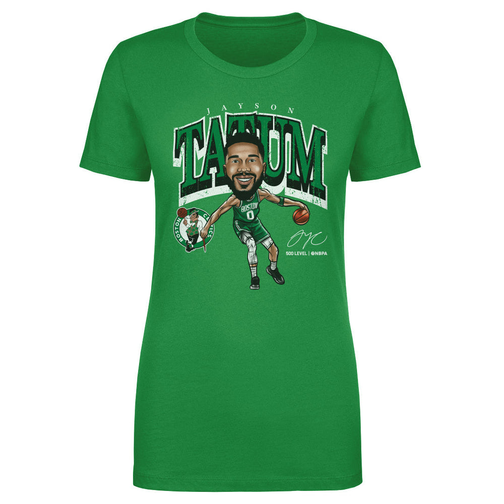Jayson Tatum Boston Celtics Cartoon WHT (ONLINE ORDER ONLY)