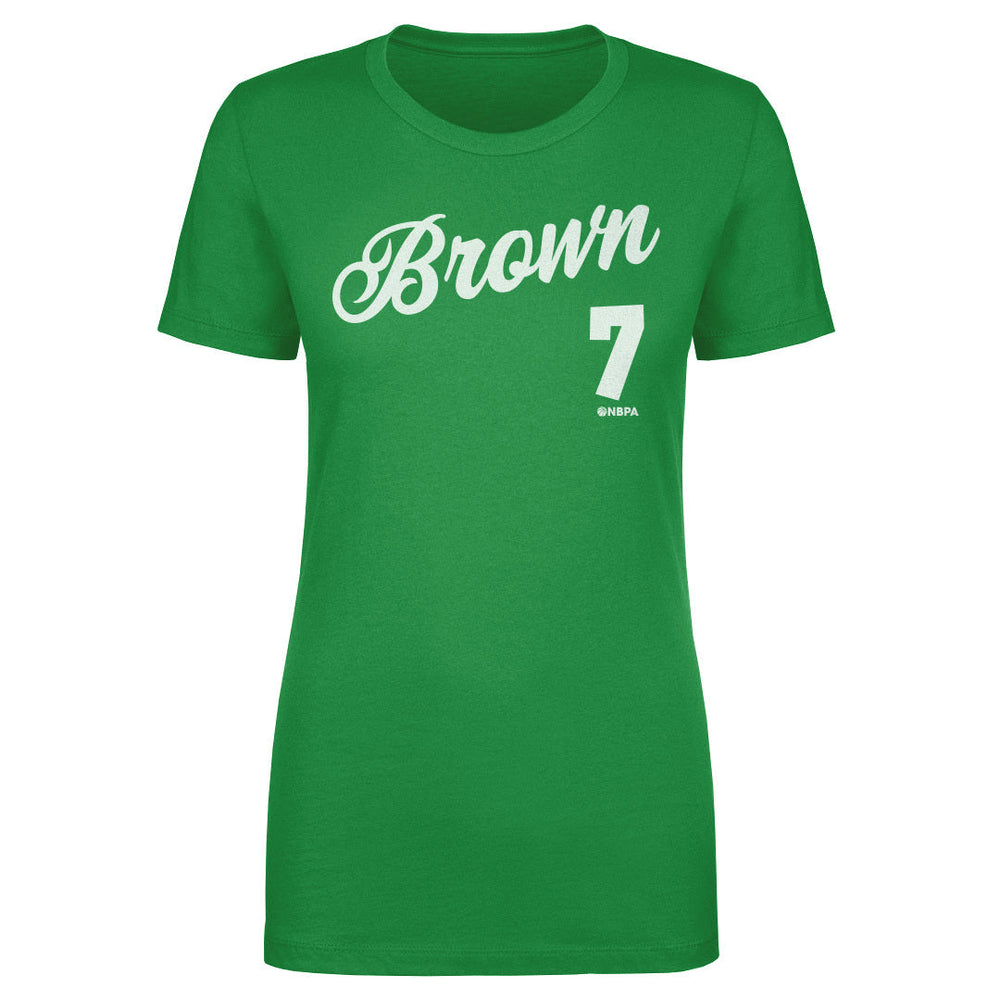 Jaylen Brown Boston Script WHT (ONLINE ORDER ONLY)
