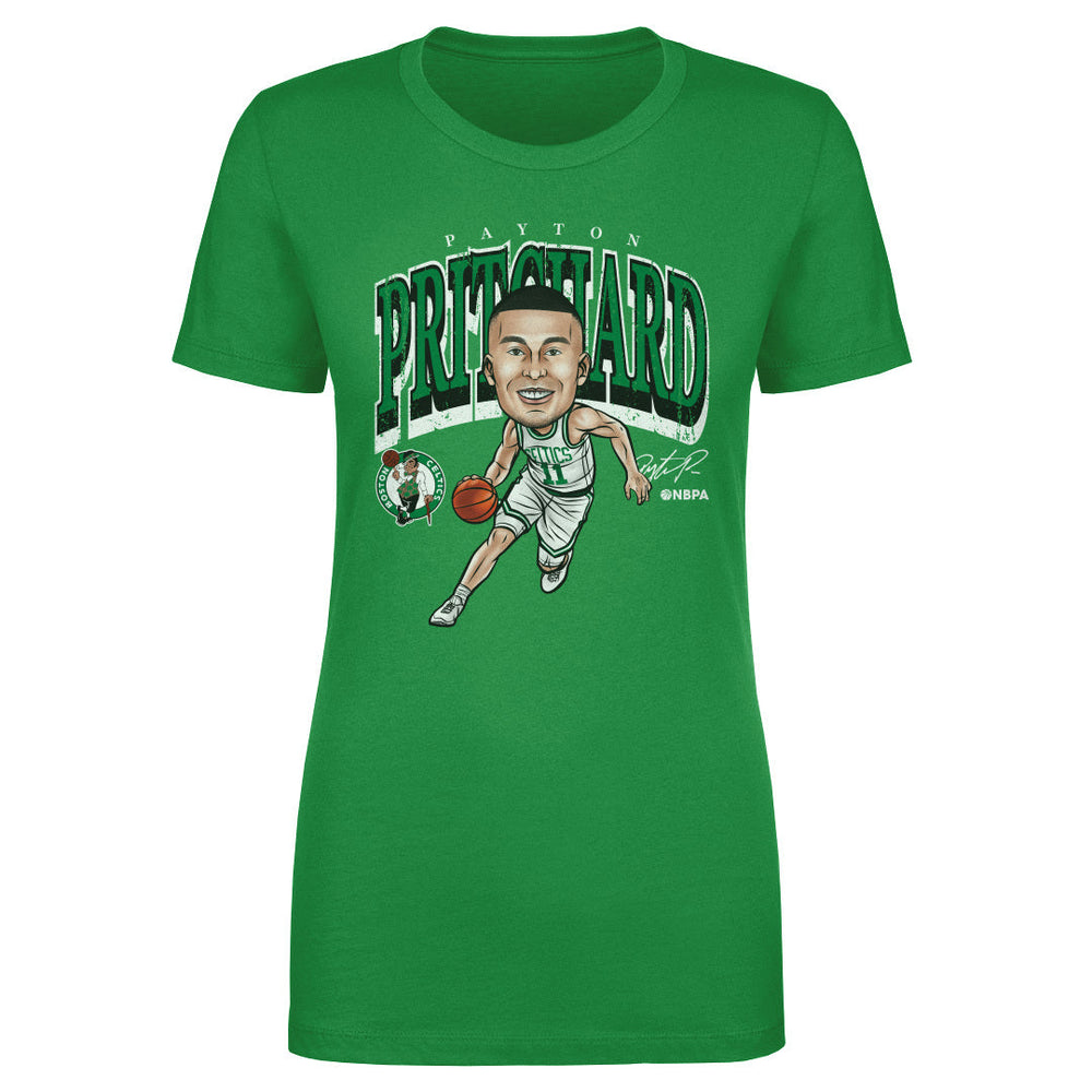 Payton Pritchard Boston Celtics Cartoon WHT (ONLINE ORDER ONLY)