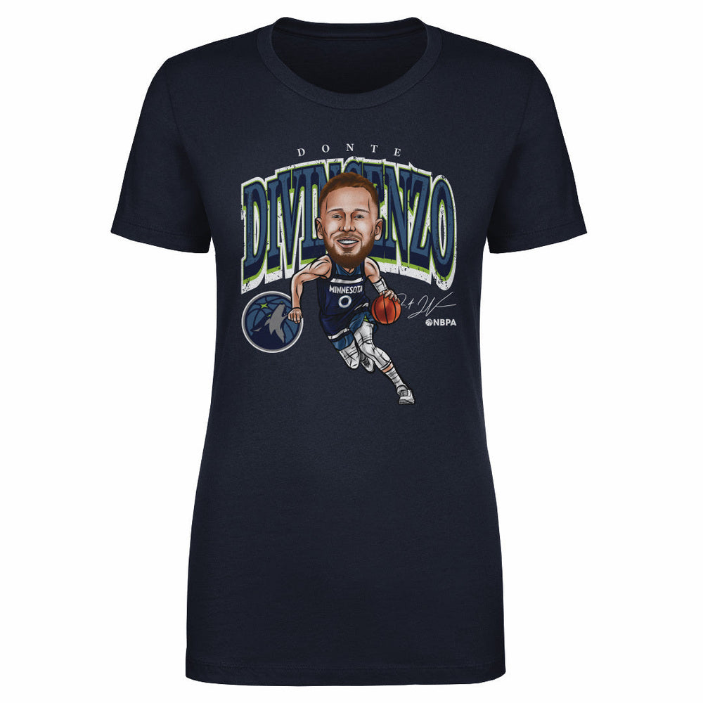 Donte DiVincenzo Minnesota Timberwolves Cartoon NBA WHT (ONLINE ORDER ONLY)