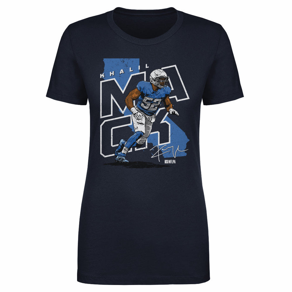 Khalil Mack Los Angeles C Player Map WHT (ONLINE ORDER ONLY)