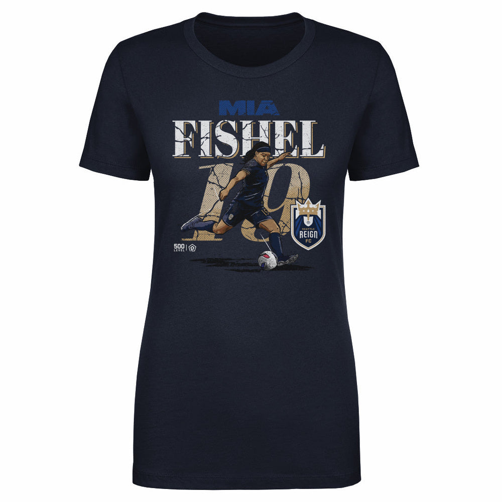 Mia Fishel Seattle Reign Cracked Number WHT (ONLINE ORDER ONLY)