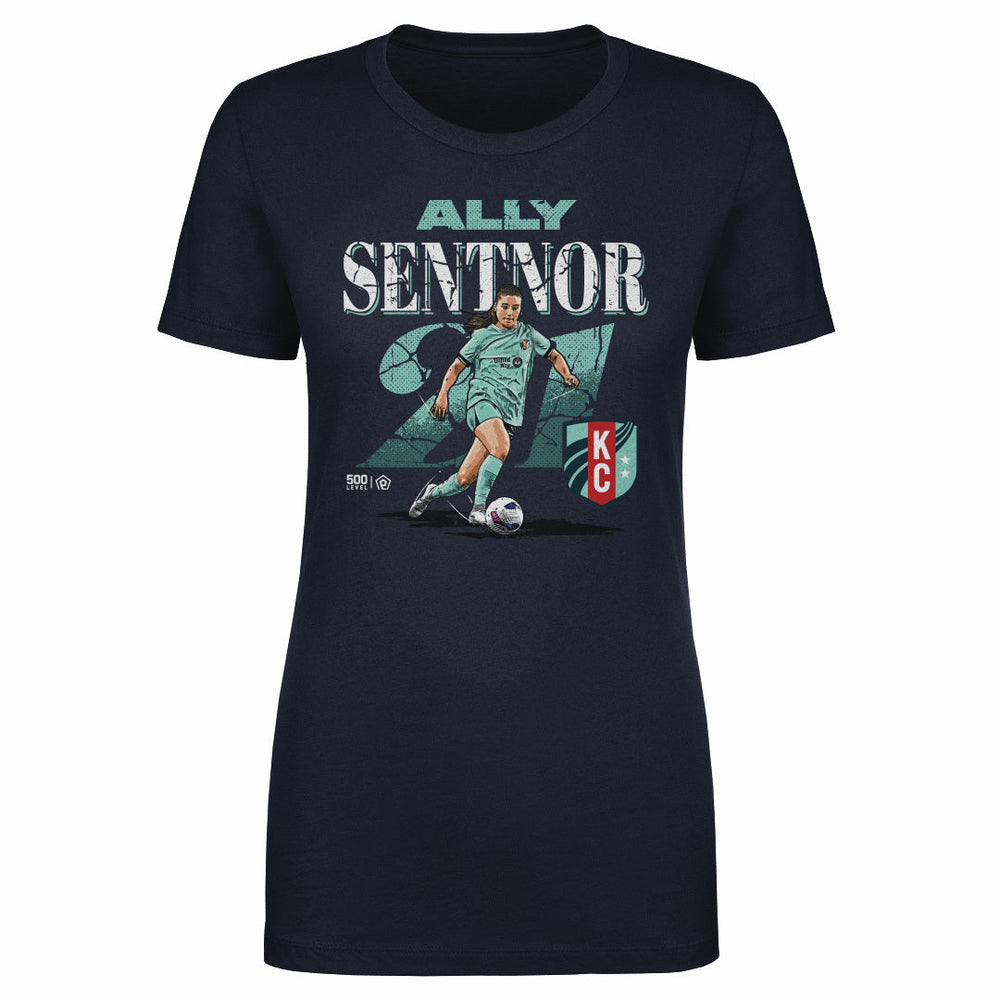 Ally Sentnor Kansas City Current Cracked Number WHT (ONLINE ORDER ONLY)