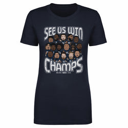 Seattle Football 2025 Champs Cartoon WHT (ONLINE ORDER ONLY)