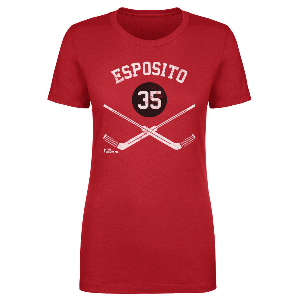 Tony Esposito Chicago 35 Goalie Sticks WHT