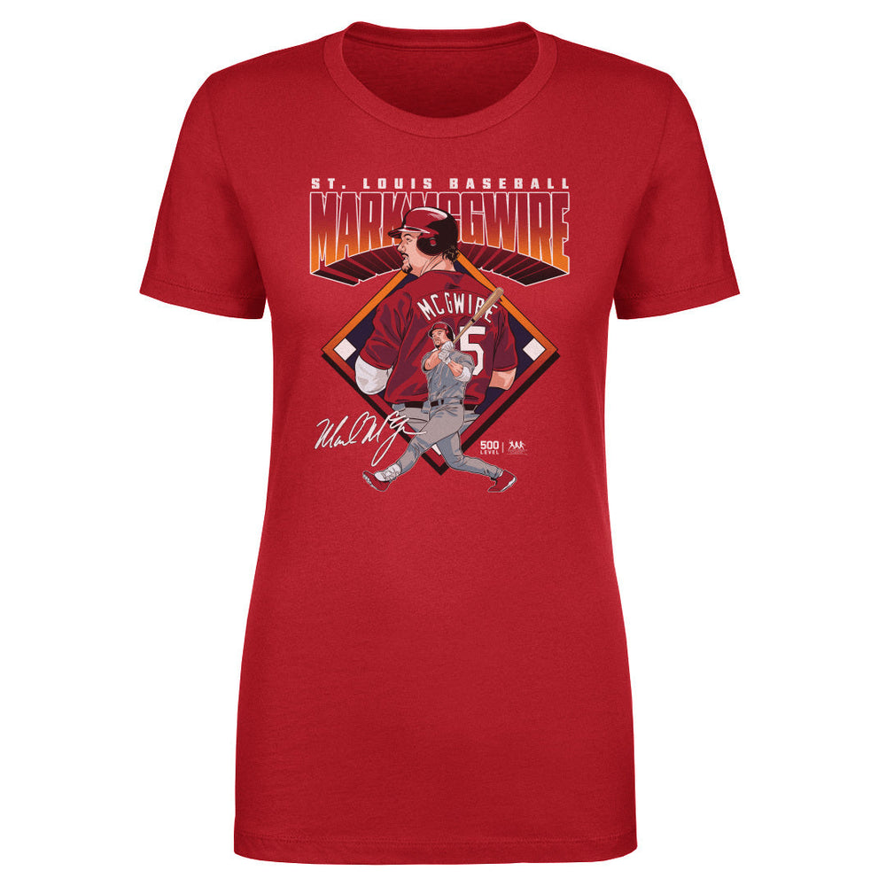 Mark McGwire St. Louis Baseball Diamond WHT (ONLINE ORDER ONLY)