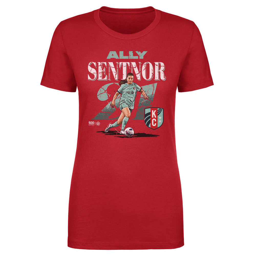 Ally Sentnor Kansas City Current Cracked Number WHT (ONLINE ORDER ONLY)
