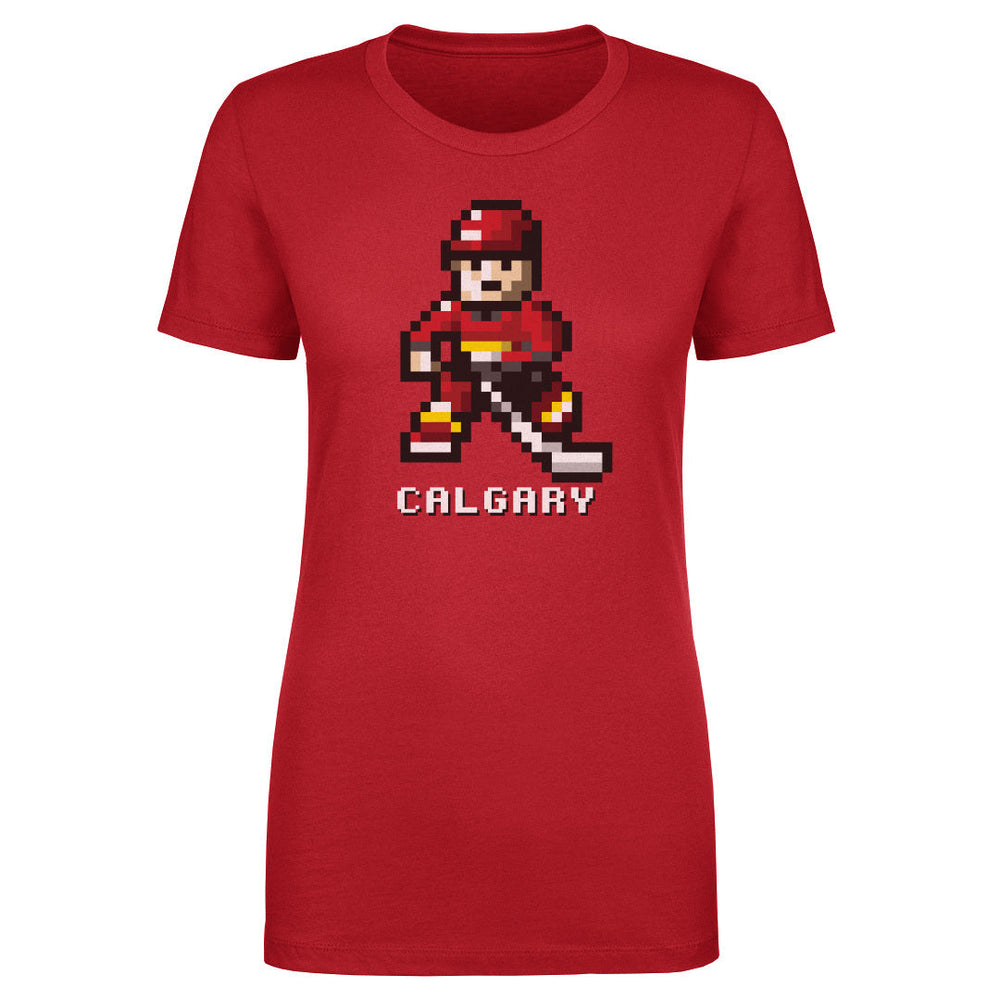 Calgary Hockey 8-bit WHT (ONLINE ORDER ONLY)