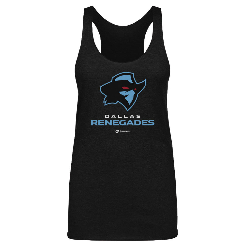 Dallas Renegades Primary Logo WHT (ONLINE ORDER ONLY)