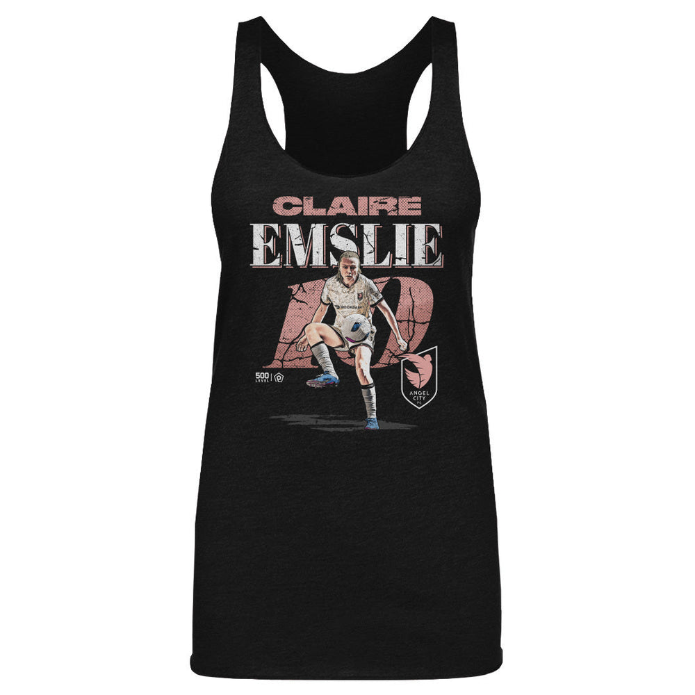 Claire Emslie Angel City FC Cracked Number WHT (ONLINE ORDER ONLY)