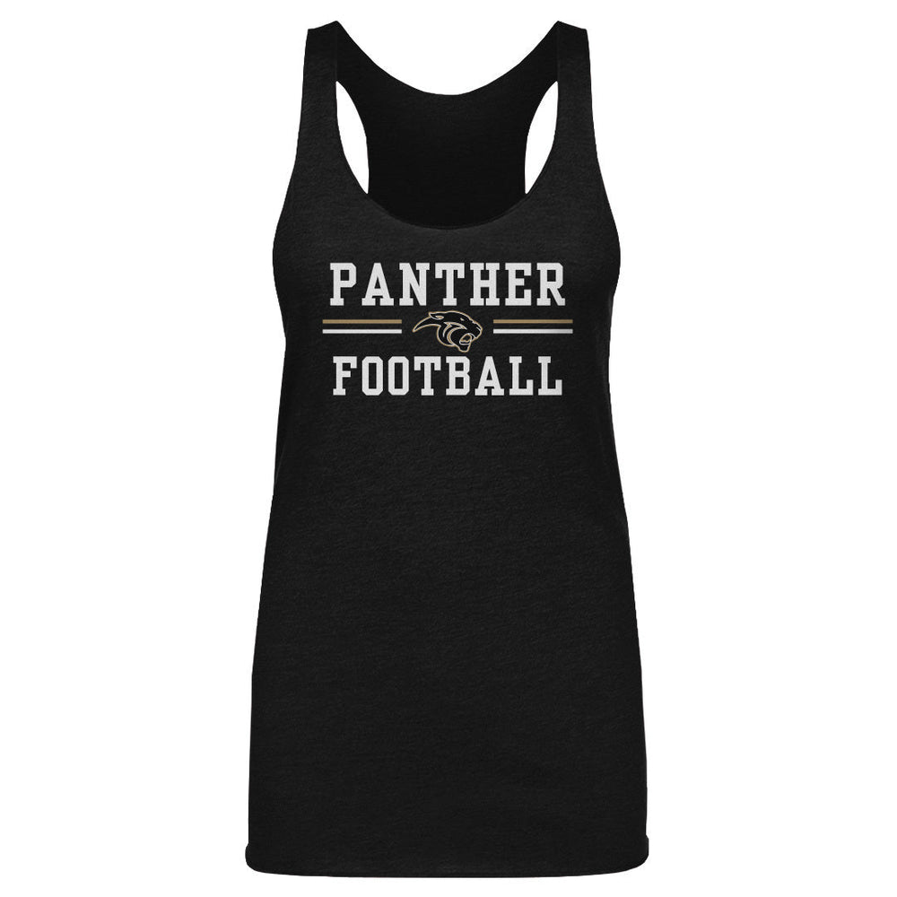Plano East Crown Trio Panther Football Bar Lines WHT (ONLINE ORDER ONLY)