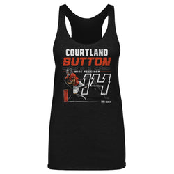 Courtland Sutton Denver Player Name WHT (ONLINE ORDER ONLY)