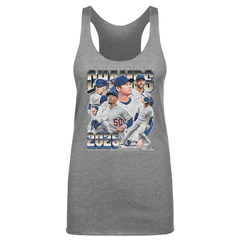 Los Angeles D Baseball 2025 Champs Vintage WHT (ONLINE ORDER ONLY)