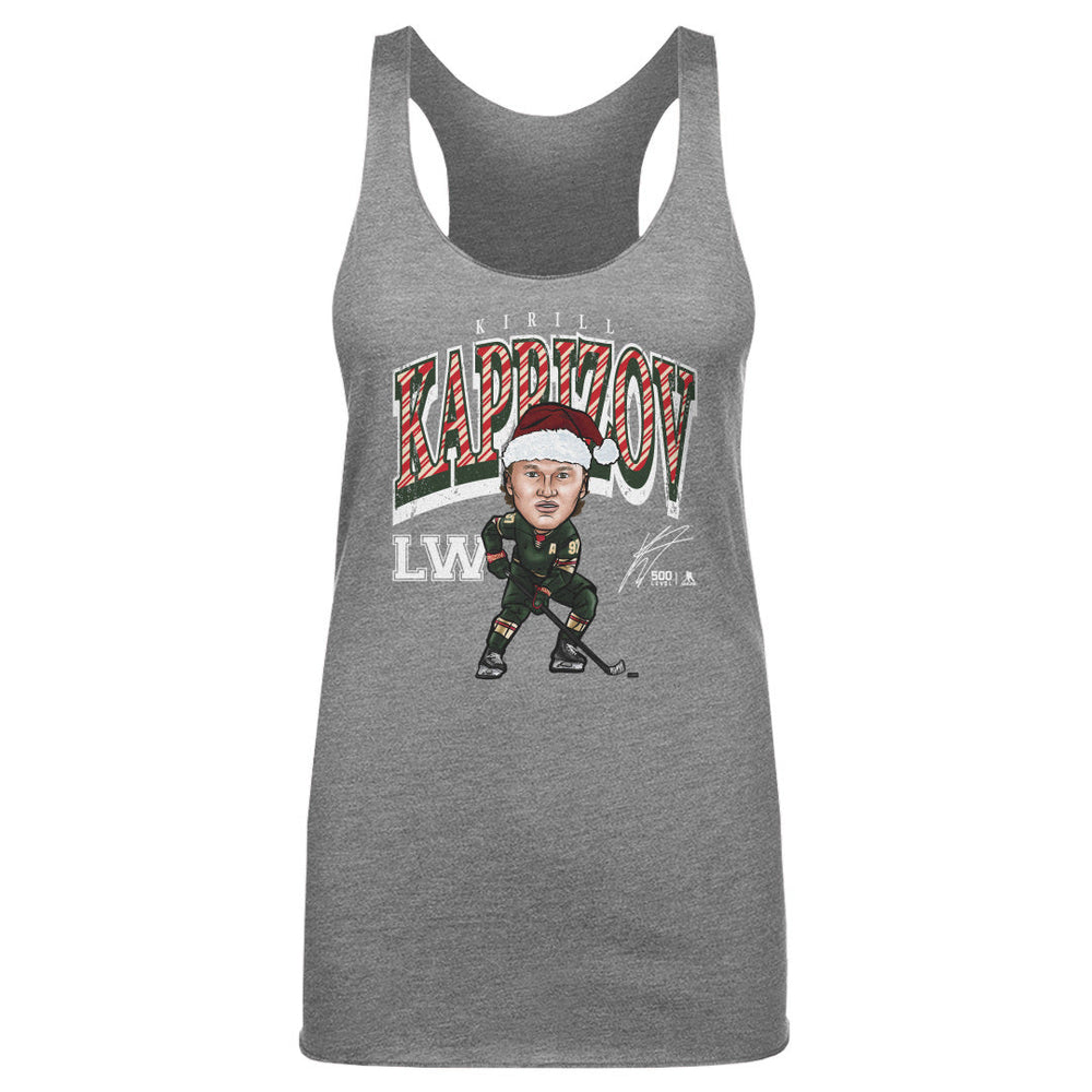 Kirill Kaprizov Minnesota Cartoon Santa Hat WHT (ONLINE ORDER ONLY)