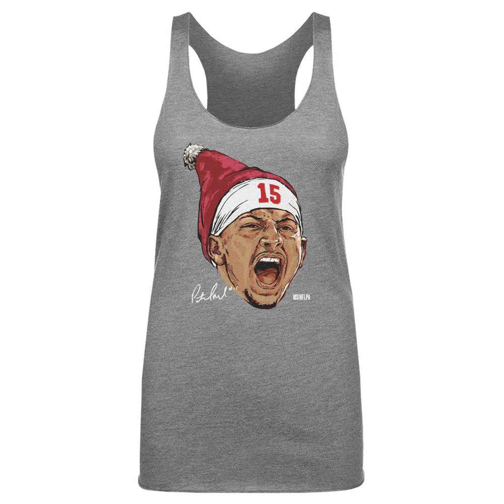 Patrick Mahomes Kansas City Portrait Santa Hat WHT (ONLINE ORDER ONLY)