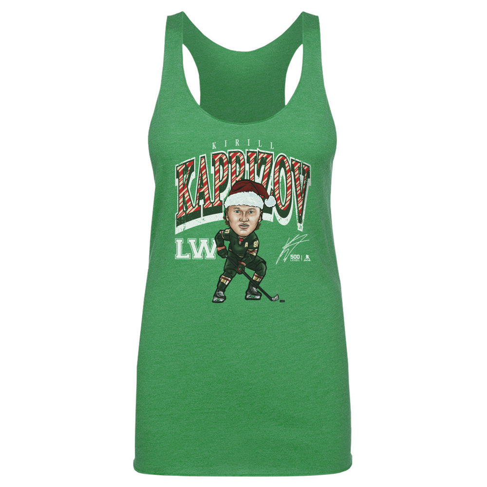 Kirill Kaprizov Minnesota Cartoon Santa Hat WHT (ONLINE ORDER ONLY)