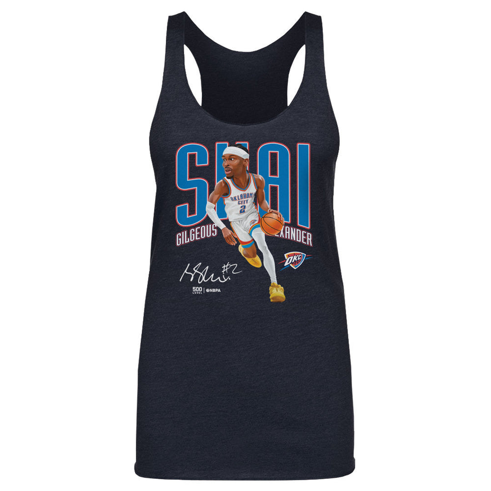 Shai Gilgeous-Alexander Oklahoma City Thunder Caricature WHT (ONLINE ORDER ONLY)