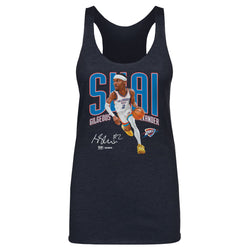 Shai Gilgeous-Alexander Oklahoma City Thunder Caricature WHT (ONLINE ORDER ONLY)